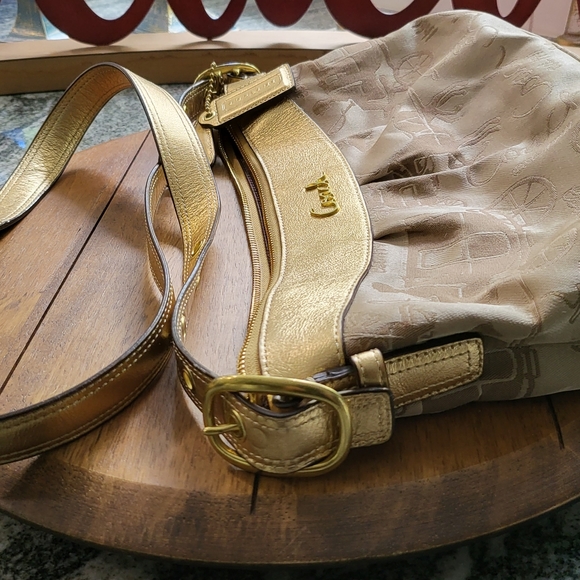 🏖️ Coach Caryall Horse Carriage Jacquard Mini Hobo Bag - Picture 13 of 16